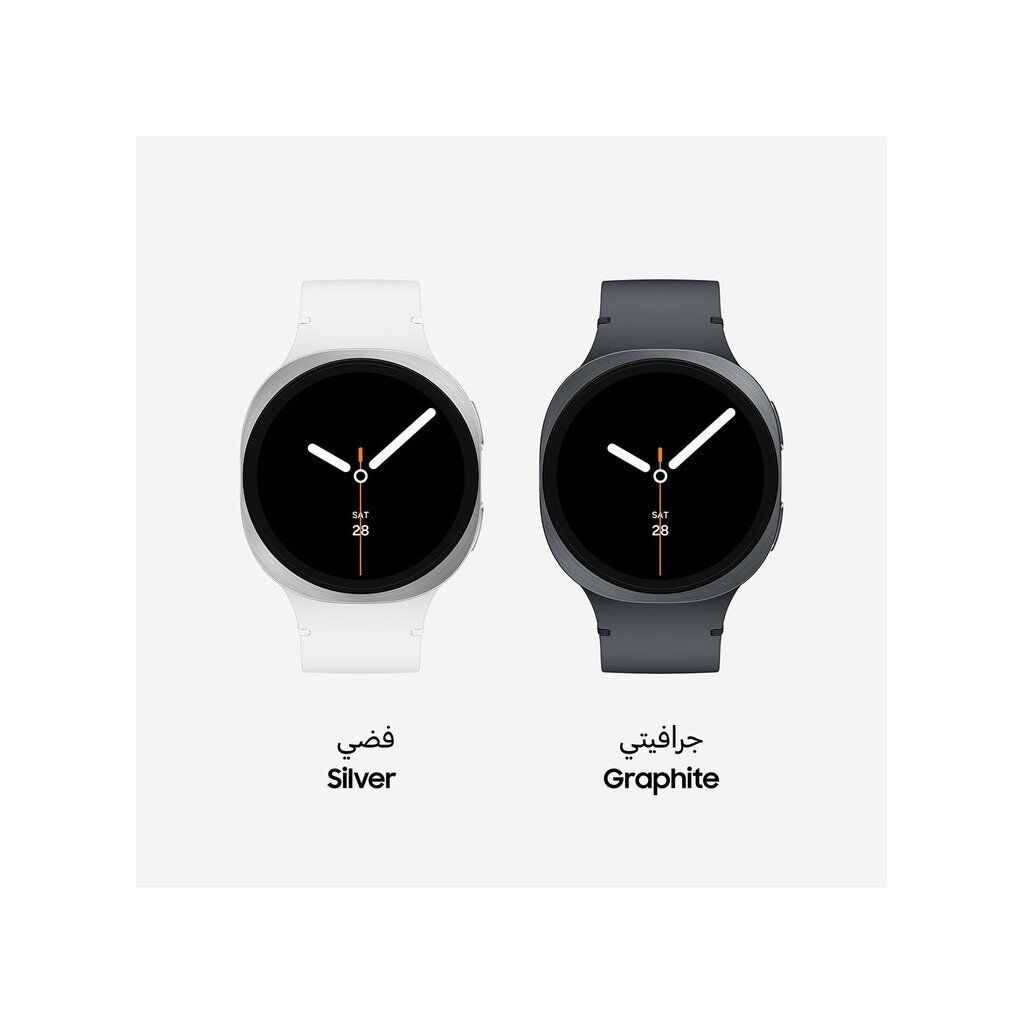 Samsung Galaxy Watch 8 (40mm, Middle East Version) – GPS Smartwatch, Sleep Coaching, Running Coach, AMOLED Display, Heart & Vascular Monitoring, Graphite - Image 2