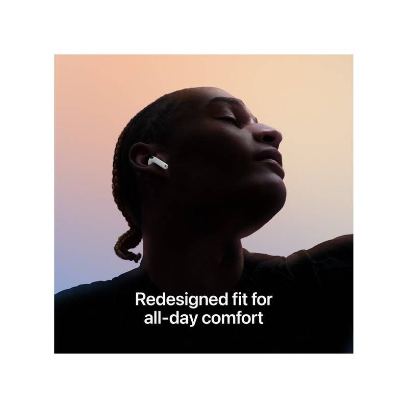 Apple AirPods 4 (Standard) Wireless Earbuds – USB-C Charging, Spatial Audio, H2 Chip, 30H Battery Life – White - Image 3