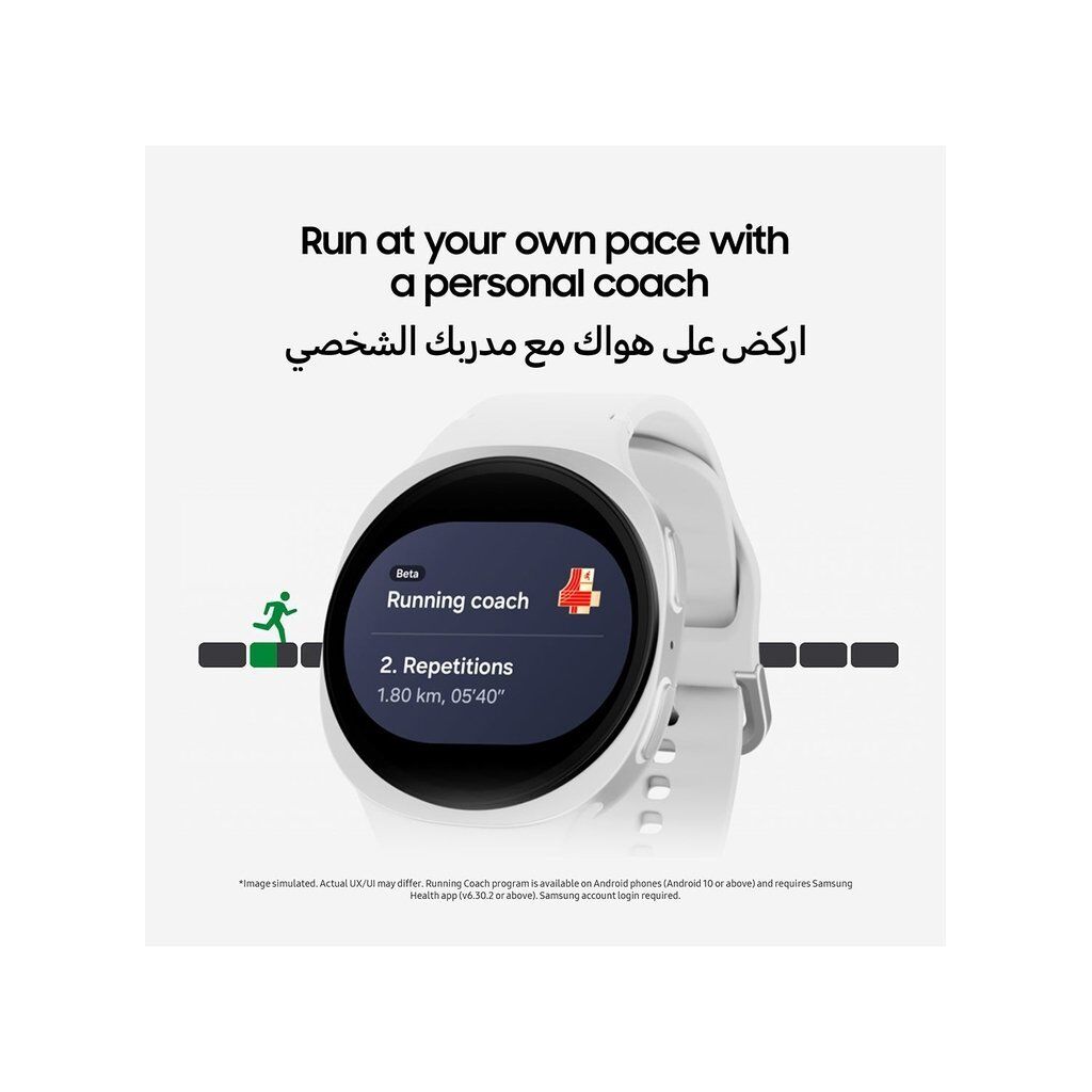 Samsung Galaxy Watch 8 (44mm, Middle East Version) – GPS Smartwatch, Sleep Coaching, Running Coach, AMOLED Display, Heart & Vascular Monitoring, Graphite - Image 5