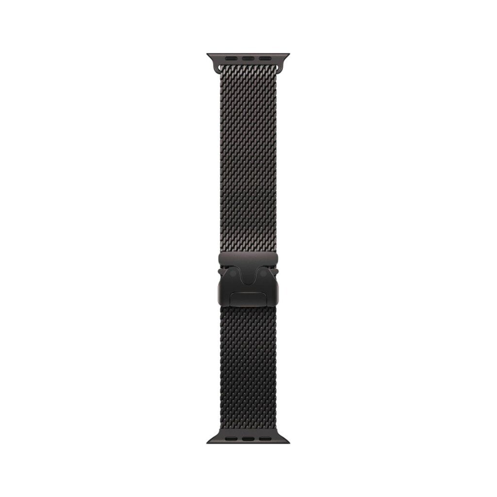 Apple Watch Ultra 2 (2024) – GPS + Cellular, 49mm Black Titanium Case with Black Titanium Milanese Loop (Small) - Image 3