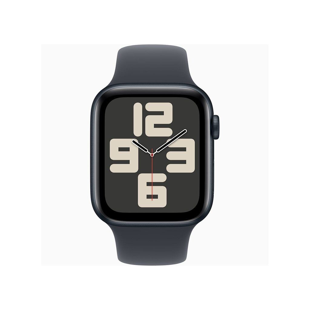 Apple Watch SE (2024) – GPS, 44mm Midnight Aluminium Case with Midnight Sport Band - Image 2