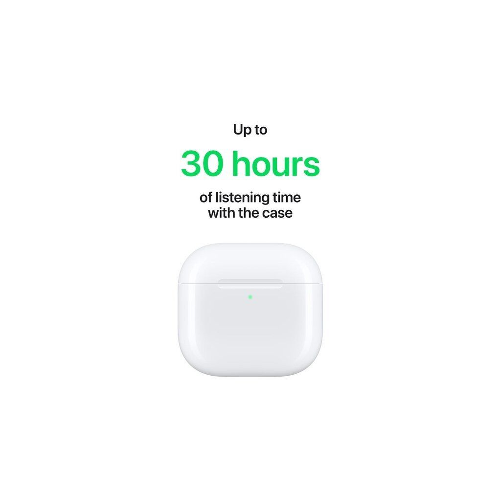 Apple AirPods 4 ANC Wireless Earbuds – USB-C Charging, Spatial Audio, Noise Cancellation, H2 Chip – White - Image 7