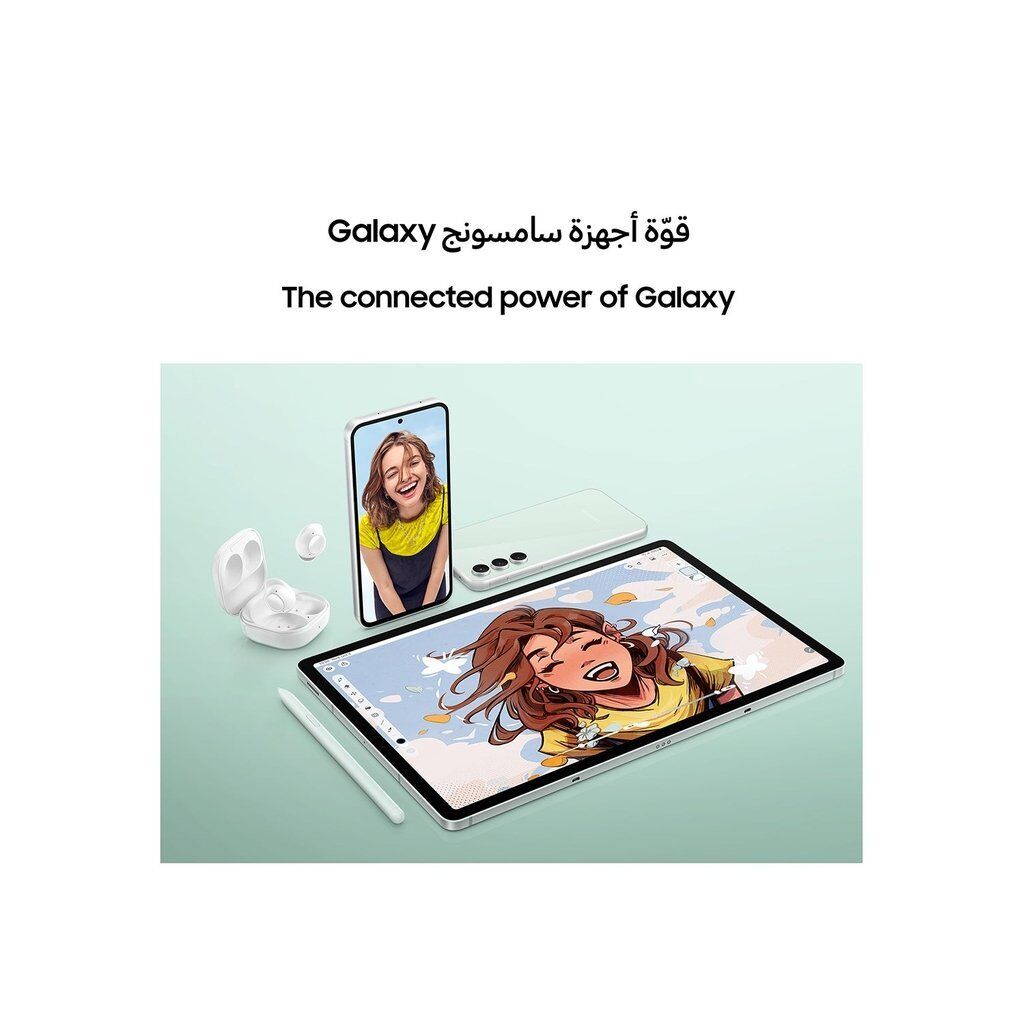 Samsung Galaxy Tab S9 FE+ WiFi 128GB – Gray (8GB RAM, 12.4” Display, International Version) - Image 9