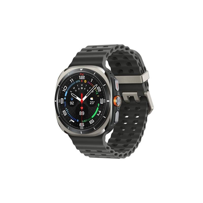 Samsung Galaxy Watch Ultra 2025 (47mm, LTE, UAE Version) – 64GB Storage, Titanium Silver, AI-Powered Health Monitoring, AMOLED Display, 10 ATM Water Resistance