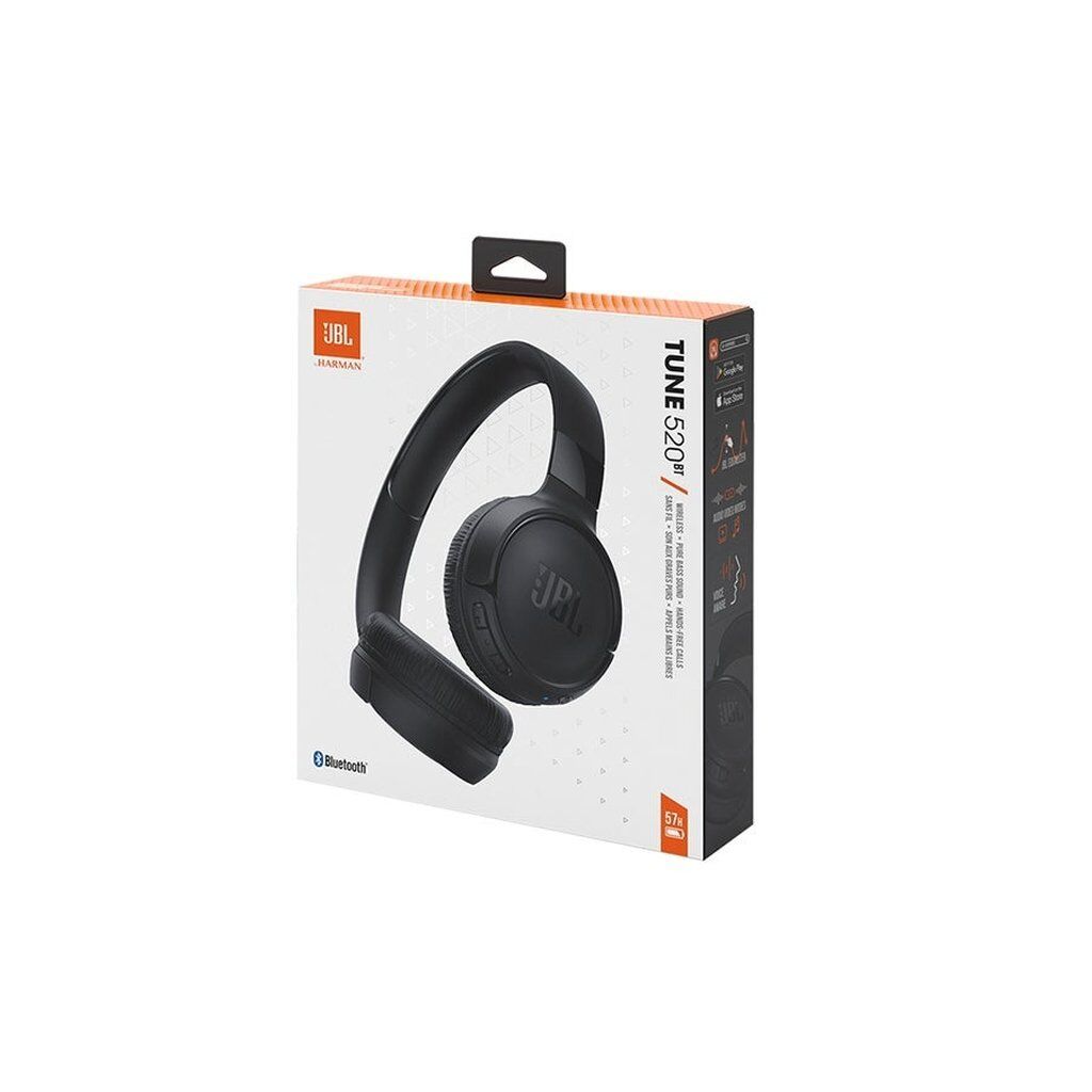 JBL Tune 520BT Wireless On-Ear Headphones with Pure Bass Sound – Black - Image 6