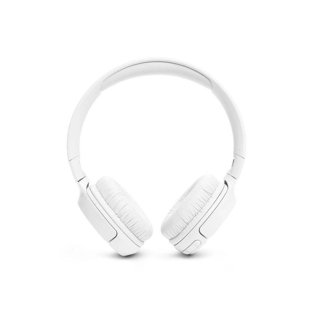 JBL Tune 520BT Wireless On-Ear Headphones with Pure Bass Sound – White - Image 2