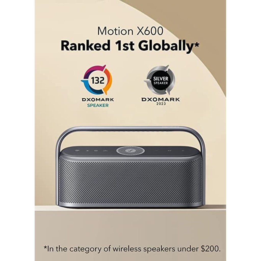 Soundcore Motion X600 Bluetooth Speaker – Wireless Hi-Res Spatial Audio, 50W Room-Filling Sound, IPX7 Waterproof, 12H Playtime & Built-In Handle (Black) - Image 2