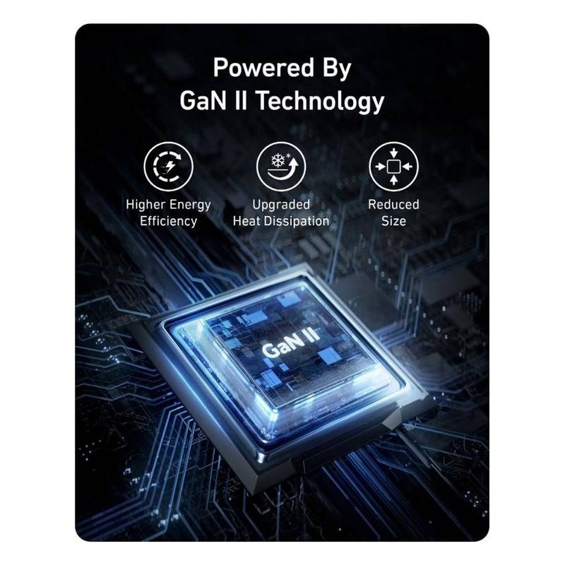 Anker 735 Charger (GaNPrime 65W) – 3-Port Compact USB-C Fast Charger with PowerIQ 4.0 & ActiveShield 2.0 (Black) - Image 3