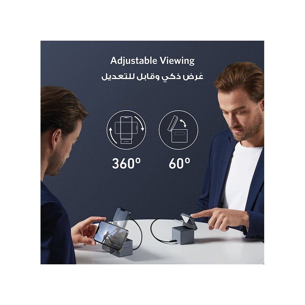 Anker 3-in-1 Cube with MagSafe – 15W Foldable Wireless Charging Station for iPhone, Apple Watch & AirPods (Grey) - Image 6