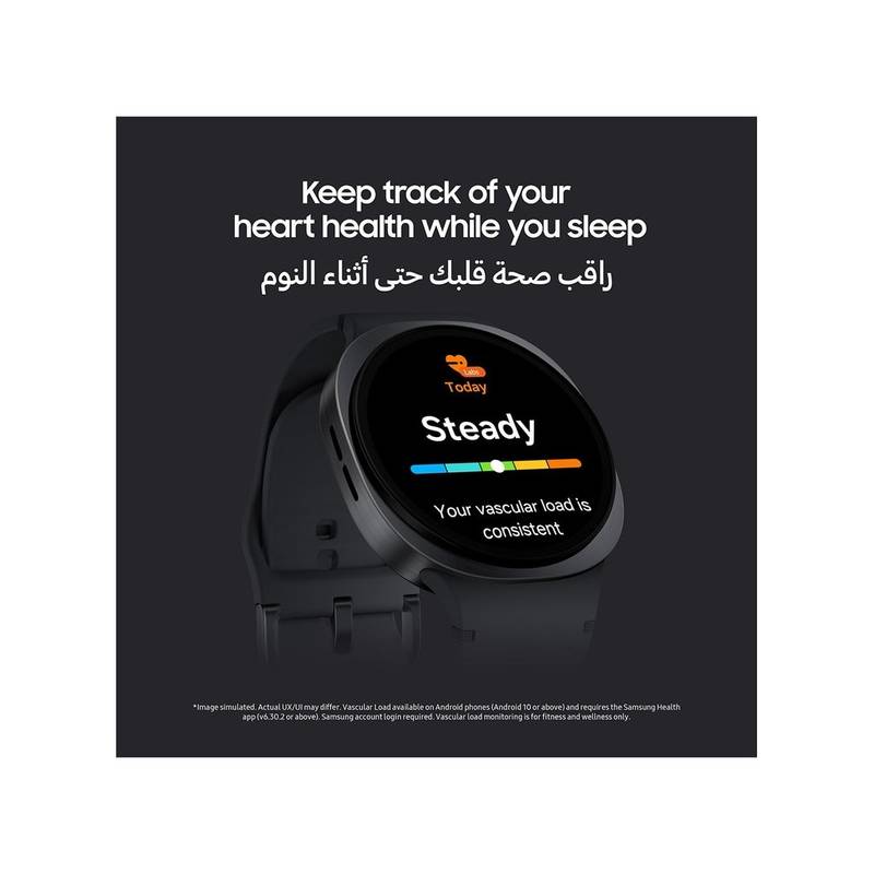 Samsung Galaxy Watch 8 (44mm, Middle East Version) – GPS Smartwatch, Sleep Coaching, Running Coach, AMOLED Display, Heart & Vascular Monitoring, Silver - Image 6
