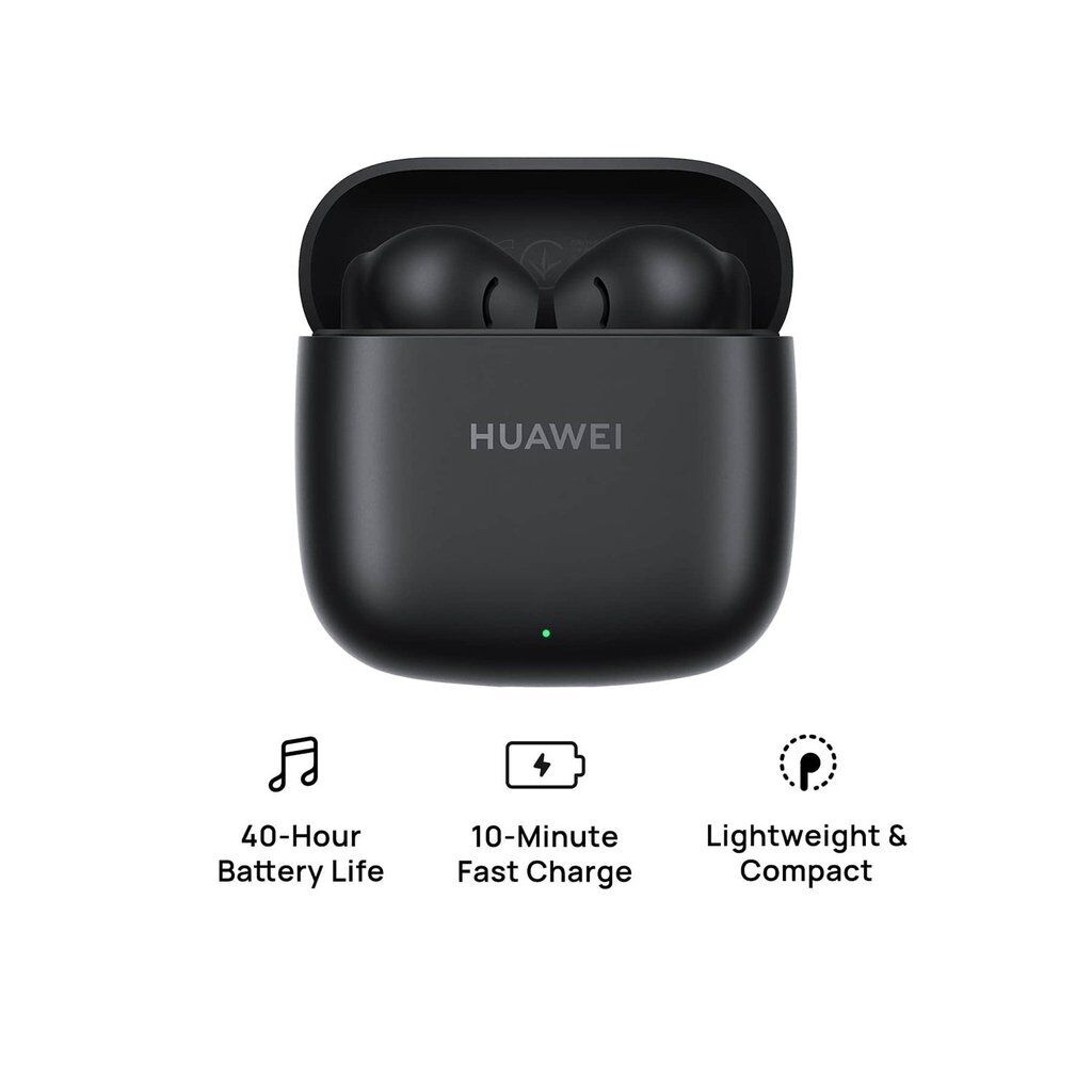 HUAWEI FreeBuds SE 2 True Wireless Bluetooth 5.3 Earbuds – 40H Battery, Fast Charging, IP54 Water Resistant – Graphite Black