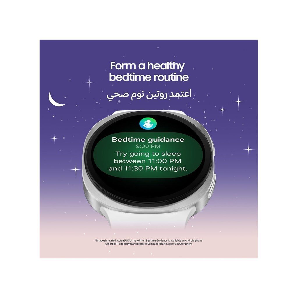 Samsung Galaxy Watch 8 (44mm, Middle East Version) – GPS Smartwatch, Sleep Coaching, Running Coach, AMOLED Display, Heart & Vascular Monitoring, Graphite - Image 4