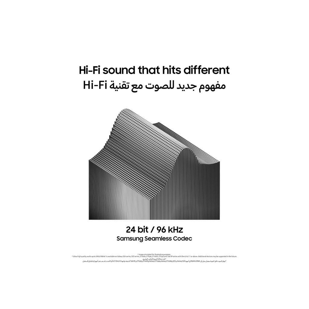 Galaxy Buds 3 Silver – AI Interpreter, 24-bit Hi-Fi Audio, 36H Battery, IP57 Rated - Image 10