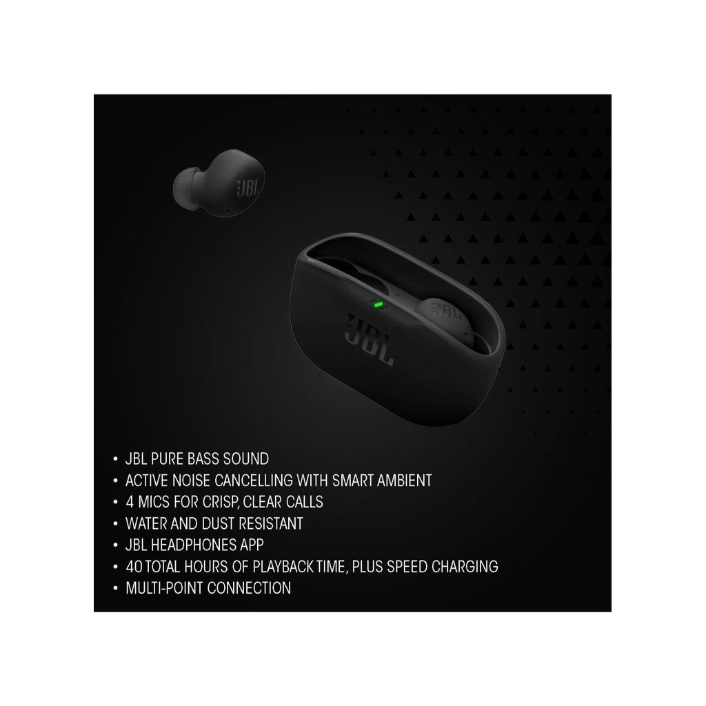 JBL Wave Buds 2 True Wireless Earbuds with ANC – Black - Image 4