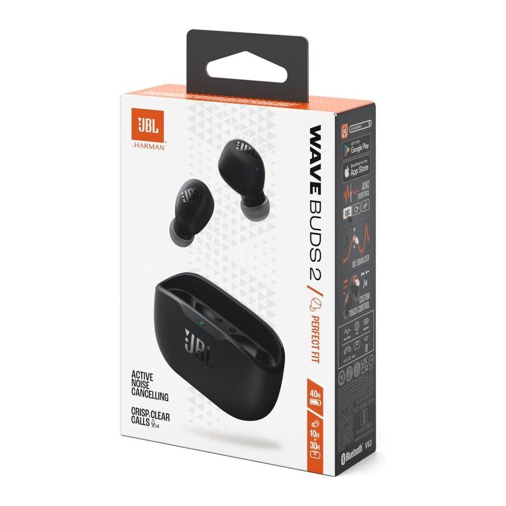 JBL Wave Buds 2 True Wireless Earbuds with ANC – Black - Image 7