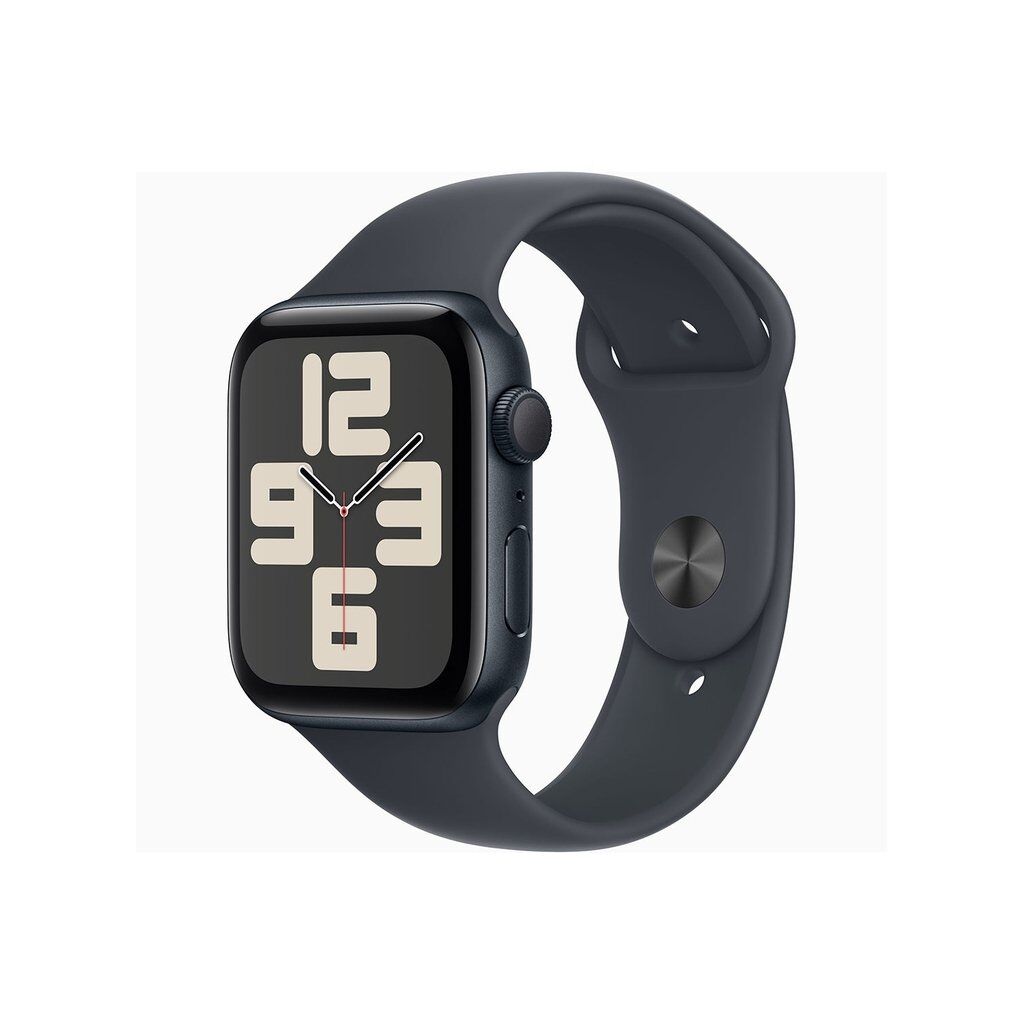 Apple Watch SE (2024) – GPS, 44mm Midnight Aluminium Case with Midnight Sport Band