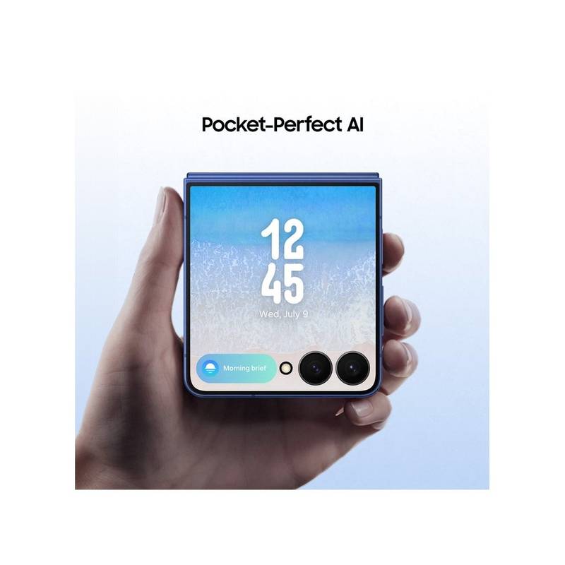 Samsung Galaxy Z Flip7 5G Dual SIM 12GB RAM 256GB – Blue Shadow (International Version) - Image 4