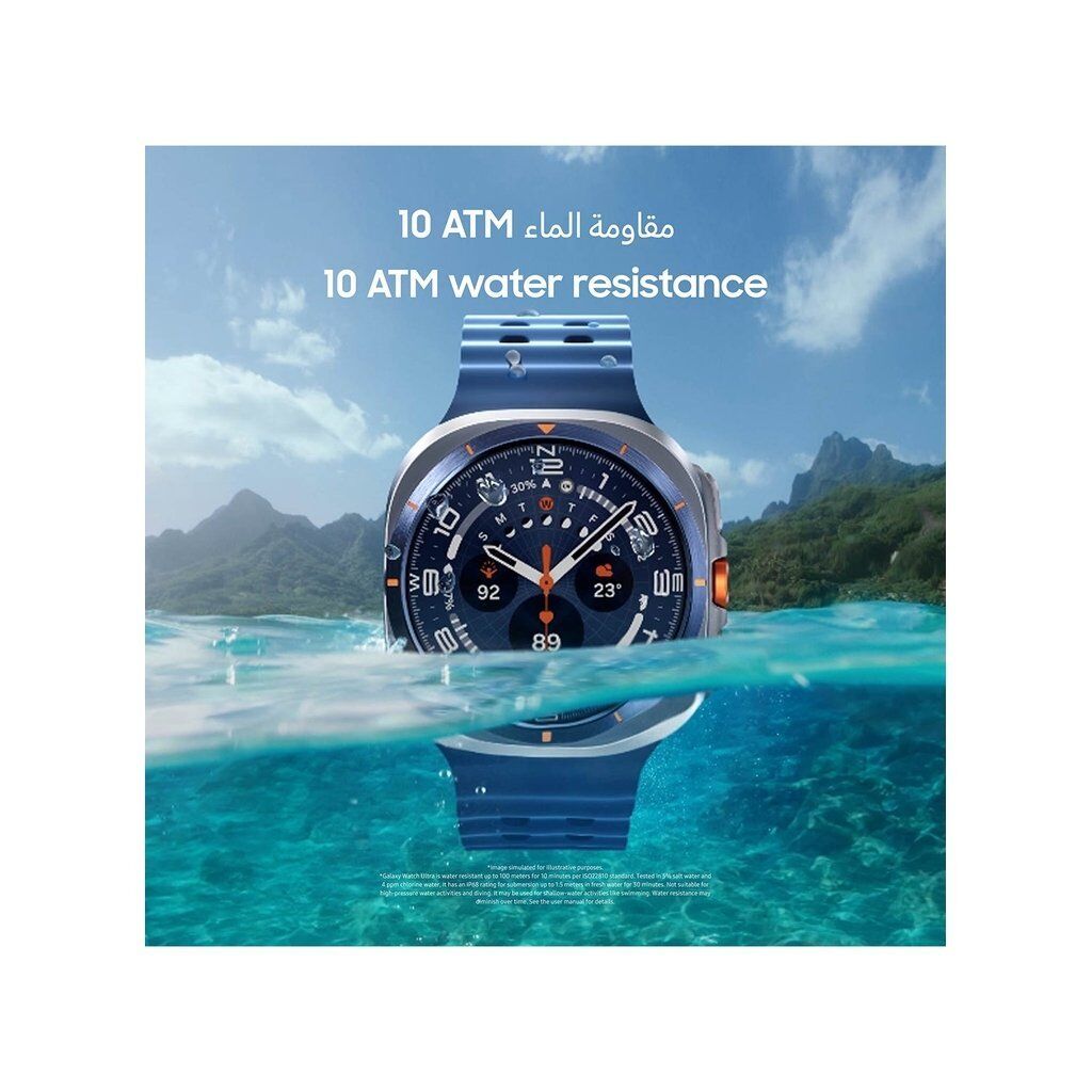 Samsung Galaxy Watch Ultra 2025 (47mm, LTE, UAE Version) – 64GB Storage, Titanium White, AI-Powered Health Monitoring, AMOLED Display, 10 ATM Water Resistance - Image 5