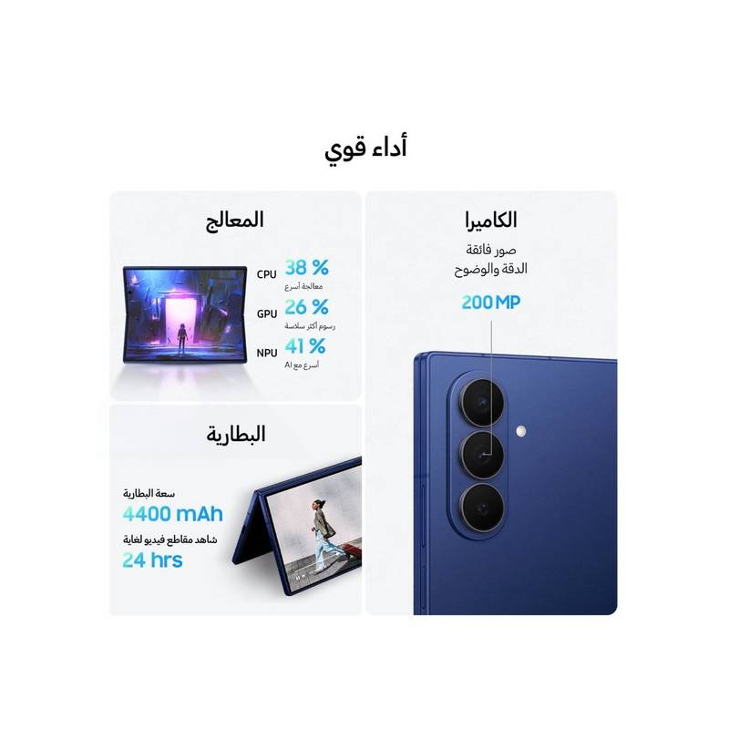 Samsung Galaxy Z Fold7 5G Dual SIM 12GB RAM 512GB – Jet Black (International Version) - Image 5