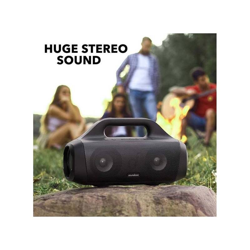 Soundcore Motion Boom Outdoor Speaker – 30W Bluetooth Speaker with Titanium Drivers, BassUp, IPX7 Waterproof, 24H Playtime & Built-In Handle (Black) - Image 3