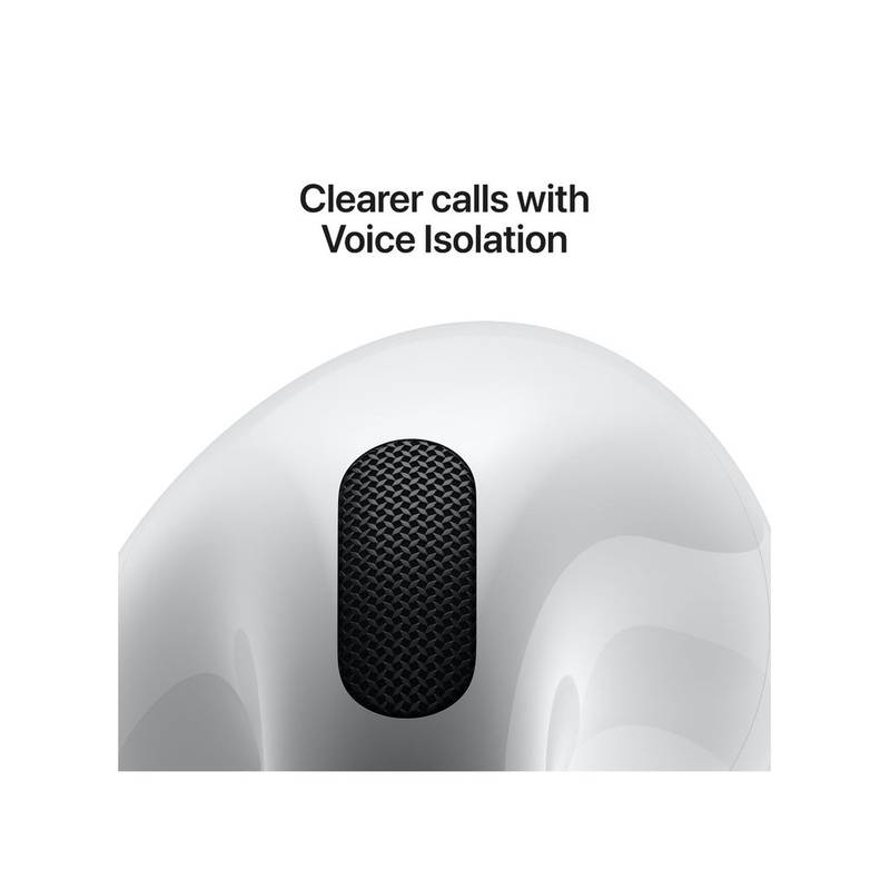 Apple AirPods 4 ANC Wireless Earbuds – USB-C Charging, Spatial Audio, Noise Cancellation, H2 Chip – White - Image 6