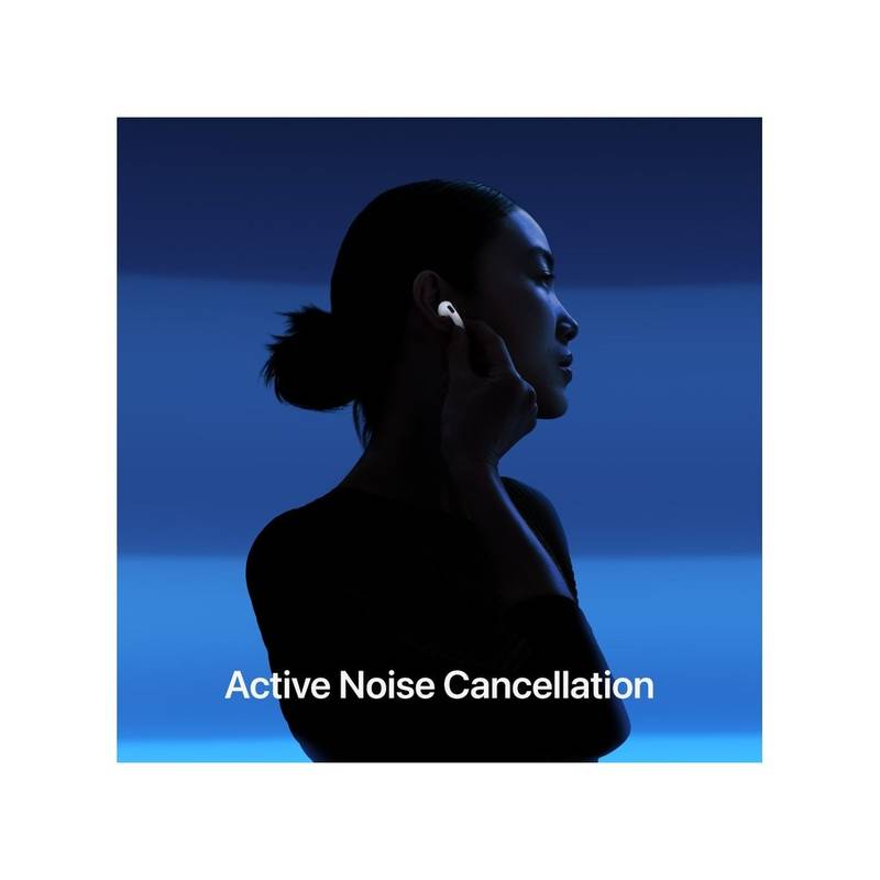 Apple AirPods 4 ANC Wireless Earbuds – USB-C Charging, Spatial Audio, Noise Cancellation, H2 Chip – White - Image 3